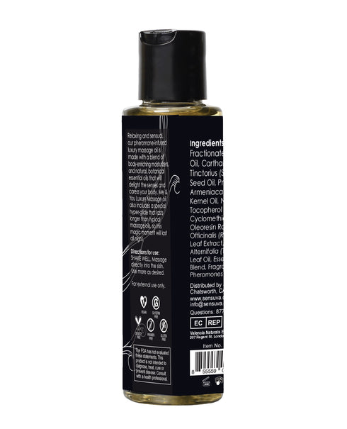 Sensuva ME & YOU Massage Oil Berry Flirty